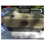 Lot of (4) Plastic Fishing Tackle Boxes