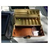 Lot of (4) Plastic Fishing Tackle Boxes