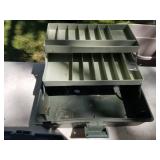 Lot of (4) Plastic Fishing Tackle Boxes