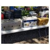 Lot of (3) Fishing Tackle Boxes
