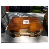 Lot of (4) Plastic Fishing Tackle Boxes