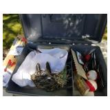 Lot of (4) Plastic Fishing Tackle Boxes