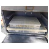 Lot of (4) Plastic Fishing Tackle Boxes