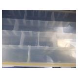 Lot of (4) Plastic Fishing Tackle Boxes