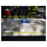 Lot of (6) Plastic Fishing Tackle Organizer Cases