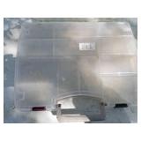Lot of (6) Plastic Fishing Tackle Organizer Cases
