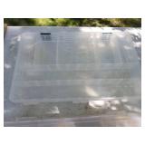 Lot of (6) Plastic Fishing Tackle Organizer Cases