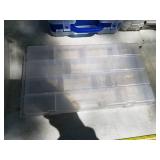 Lot of (6) Plastic Fishing Tackle Organizer Cases