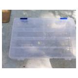 Lot of (4) Plastic Fishing Tackle Organizer Cases