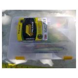 Lot of (4) Plastic Fishing Tackle Organizer Cases