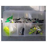 Lot of (3) Plastic Fishing Tackle Organizer Cases