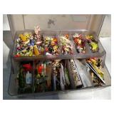 Lot of (3) Plastic Fishing Tackle Organizer Cases