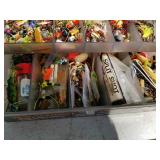 Lot of (3) Plastic Fishing Tackle Organizer Cases