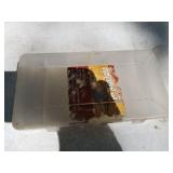 Lot of (3) Plastic Fishing Tackle Organizer Cases