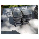 Lot of (8) Plastic Fishing Tackle Organizer Cases
