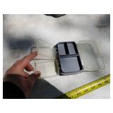 Lot of (8) Plastic Fishing Tackle Organizer Cases