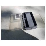 Lot of (8) Plastic Fishing Tackle Organizer Cases