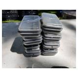 Lot of (8) Plastic Fishing Tackle Organizer Cases