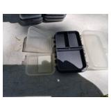 Lot of (8) Plastic Fishing Tackle Organizer Cases