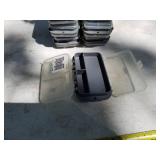 Lot of (8) Plastic Fishing Tackle Organizer Cases