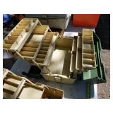 Lot of (3) Plano Plastic Fishing Tackle Boxes