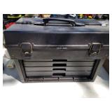 Lot of (2) Plastic Fishing Tackle Boxes