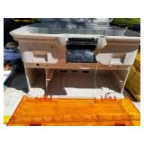 Lot of (5) Plastic Fishing Tackle Boxes
