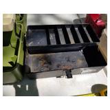Lot of (5) Plastic Fishing Tackle Boxes