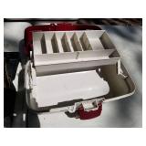 Lot of (5) Plastic Fishing Tackle Boxes