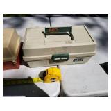 Lot of (5) Plastic Fishing Tackle Boxes