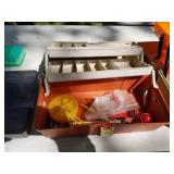 Lot of (5) Plastic Fishing Tackle Boxes