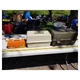 Lot of (3) Plastic Fishing Tackle Boxes