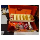 Lot of (3) Plastic Fishing Tackle Boxes