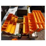 Lot of (3) Plastic Fishing Tackle Boxes