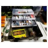 Lot of (3) Plastic Fishing Tackle Boxes