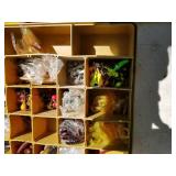 Lot of (1) Plano Magnum Plastic Fishing Tackle Suitcase Orange/Tan 16"