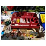 Lot of (4) Plastic Fishing Tackle Boxes