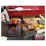 Lot of (4) Plastic Fishing Tackle Boxes