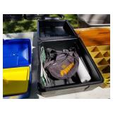 Lot of (4) Plastic Fishing Tackle Boxes