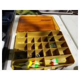 Lot of (4) Plastic Fishing Tackle Boxes