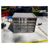 Lot of (8) Fishing Tackle Organizer Cases/Cabinet