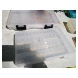 Lot of (8) Fishing Tackle Organizer Cases/Cabinet