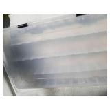 Flambeau Fishing Tackle Suitcase  with Clear Plastic Tackle Organizer Cases (x3)