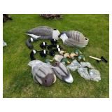 Lot of (17) Decoys  with Hunter