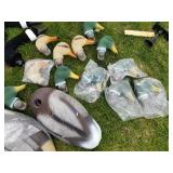 Lot of (17) Decoys  with Hunter
