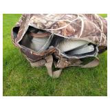 Lot of (5) Decoy Bodies  with Carry Bag and 6 Decoy Heads