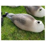 Lot of (5) Decoy Bodies  with Carry Bag and 6 Decoy Heads