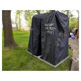 Ice Fishing Tent Black 6