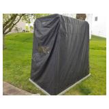 Ice Fishing Tent Black 6