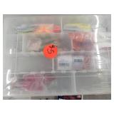 Lot of Fishing Tackle  with Spoons, Jigs, Bobbers